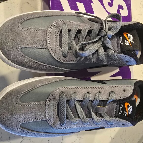 Nike SB FC Classic Cool Grey Skate Shoes 909096-003 Men’s Size 10 New - Picture 4 of 12